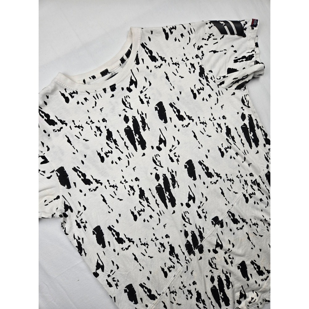 Phat Farm Size Small Graphic Print Short Sleeve Tee‎ Shirt White Black